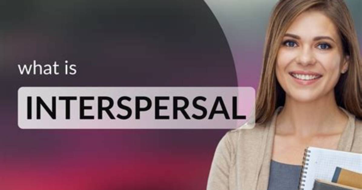Is Interspersal a Word?