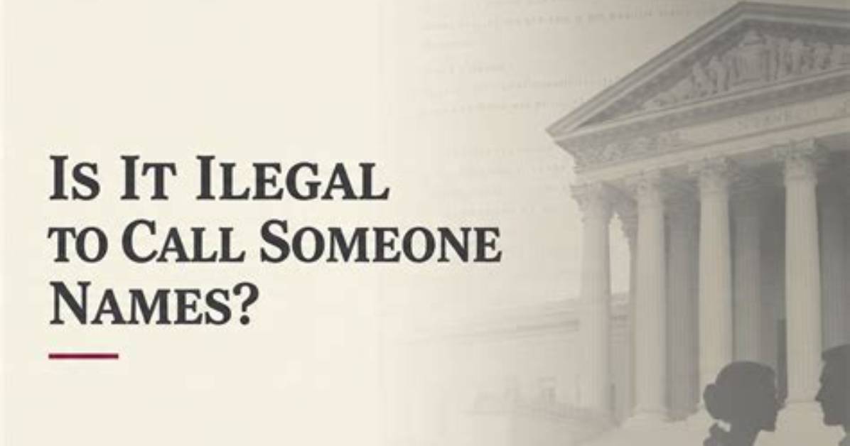 Is It a Crime to Call Someone a Liar?