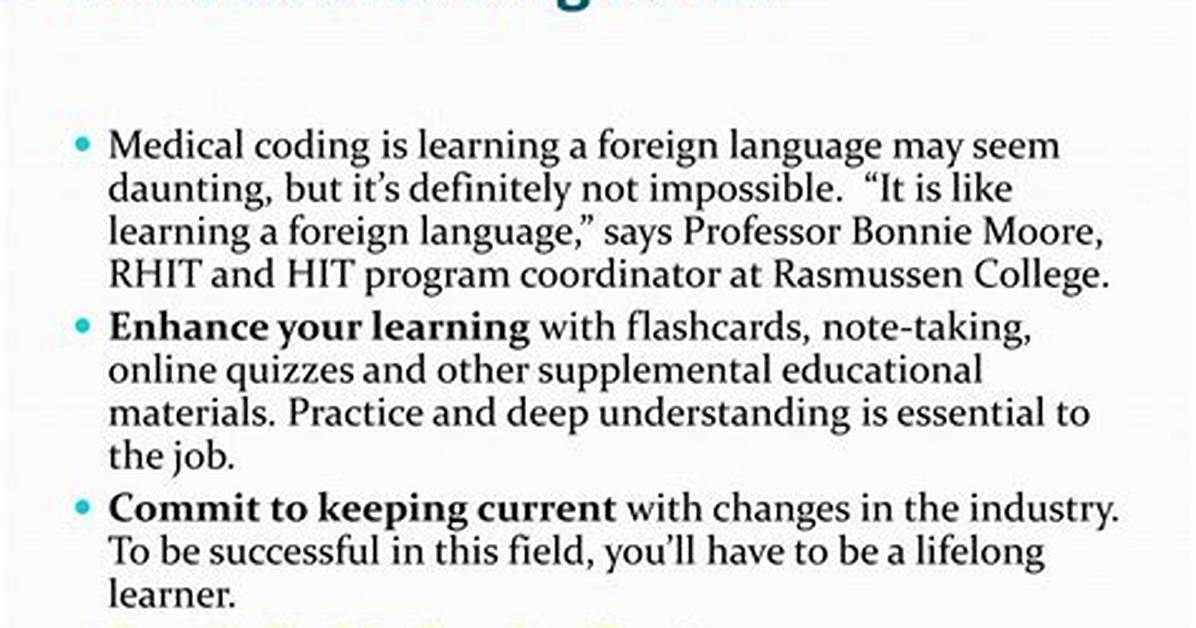 Is It Hard to Learn Medical Coding