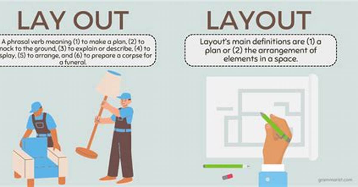 Is It Layout or Lay Out