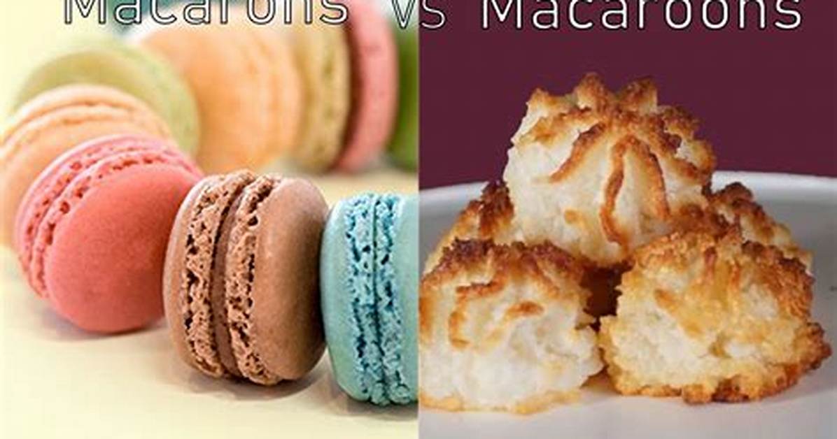 Is It Macaroon or Macaron?