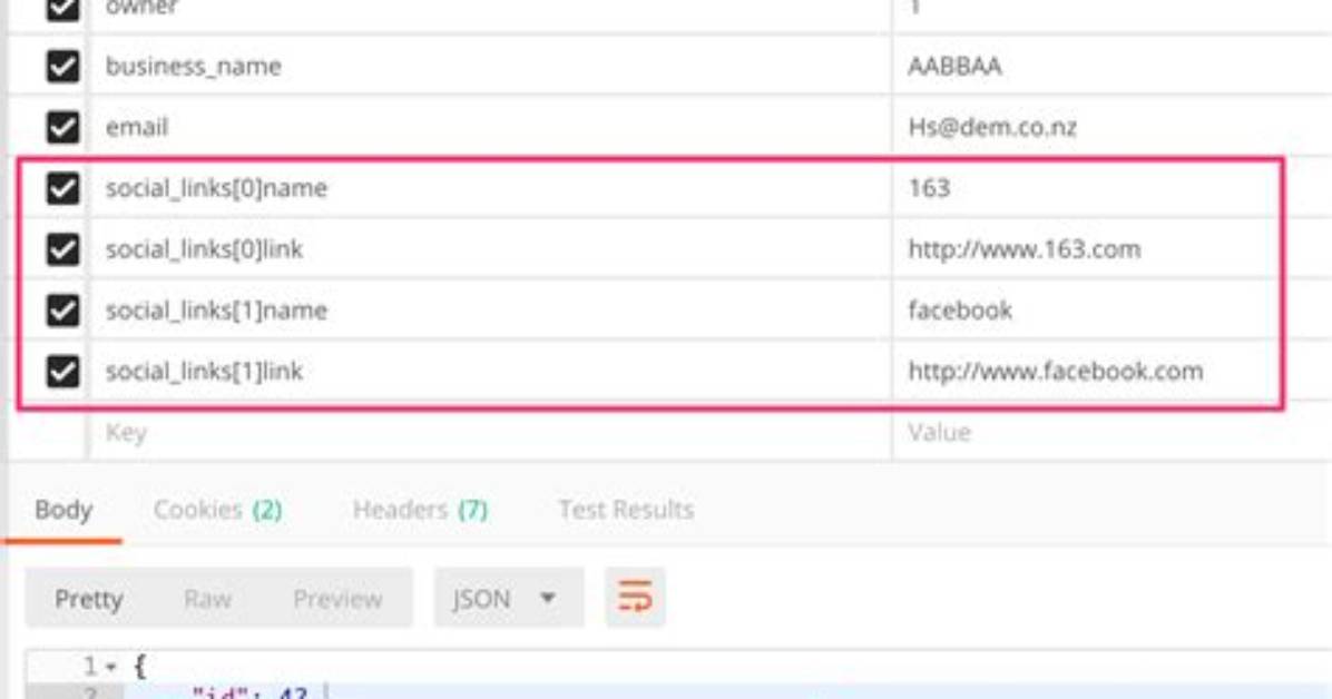 Is It Possible to Send an Array with the Postman Chrome Extension?