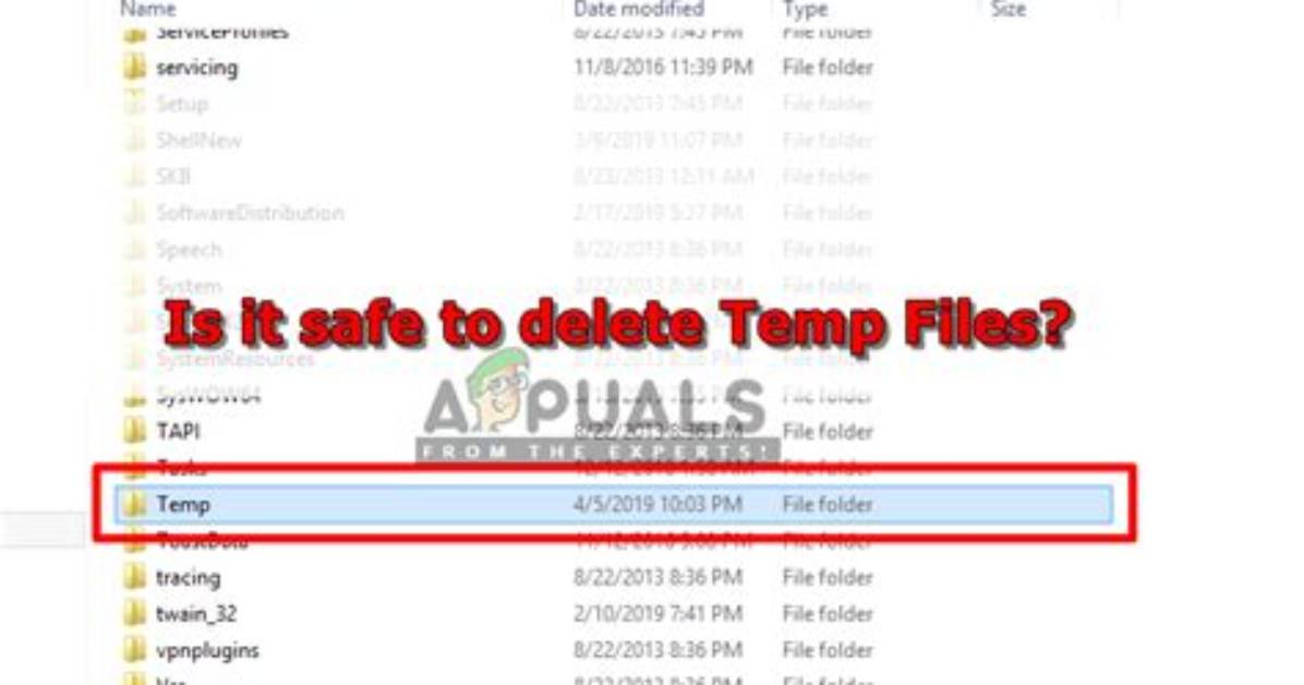 Is It Safe to Delete Temp Files Windows 7?