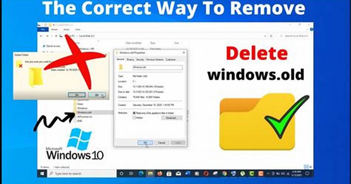 Is It Safe to Delete Windows Old Windows 10?