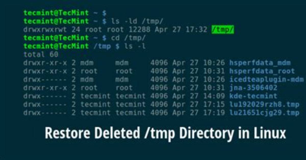 Is It Safe to Empty Tmp Linux?