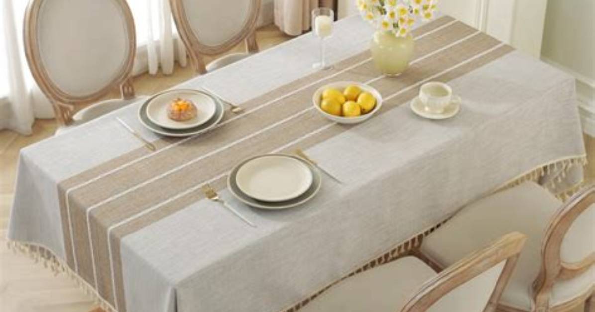 Is It Tablecloth or Table Cloth?