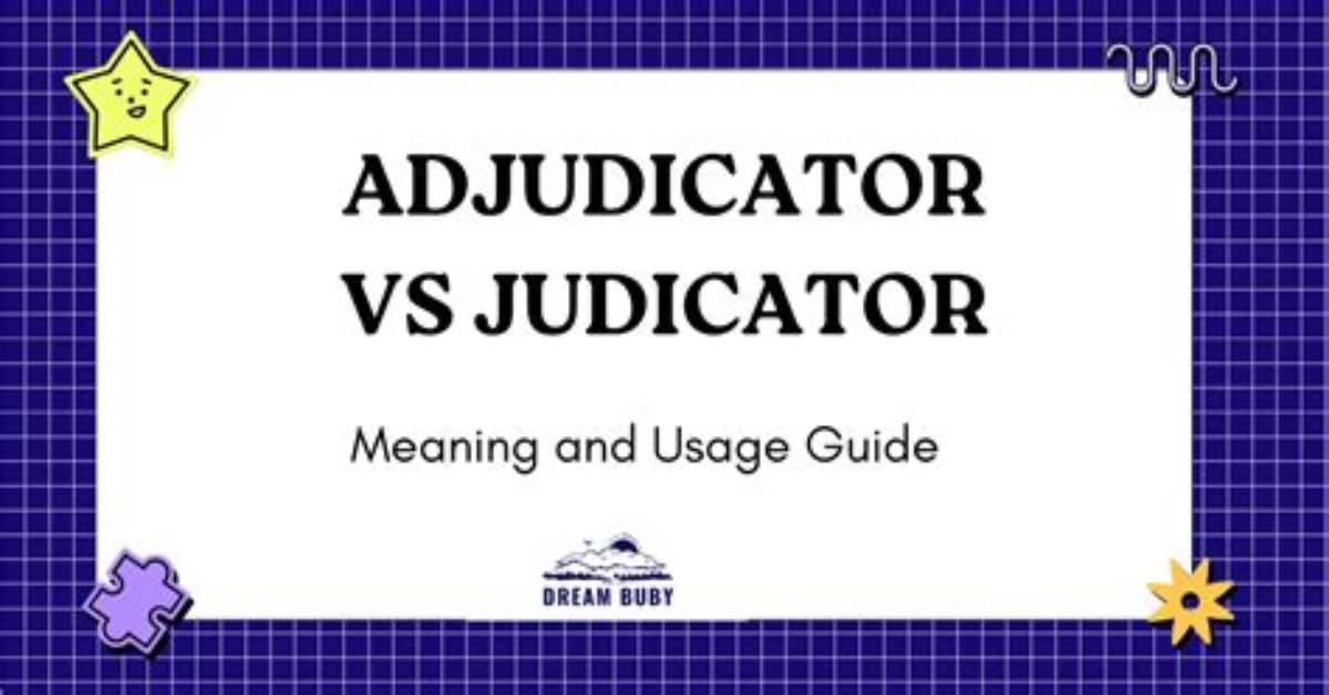 Is Judicator a Word?