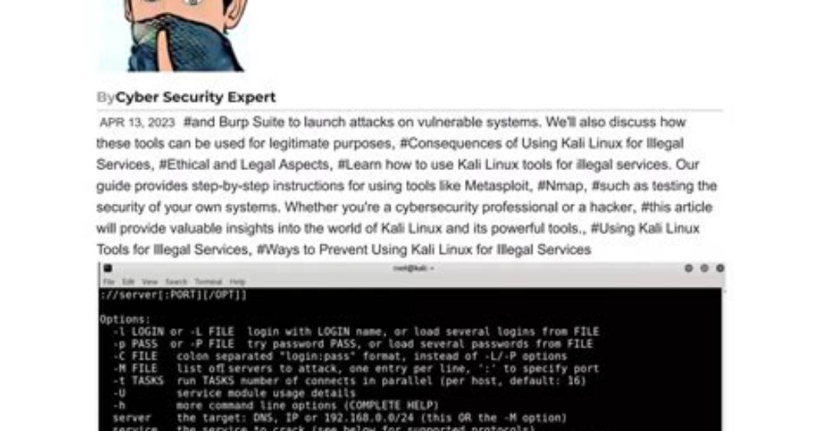 Is Kali Linux Illegal?