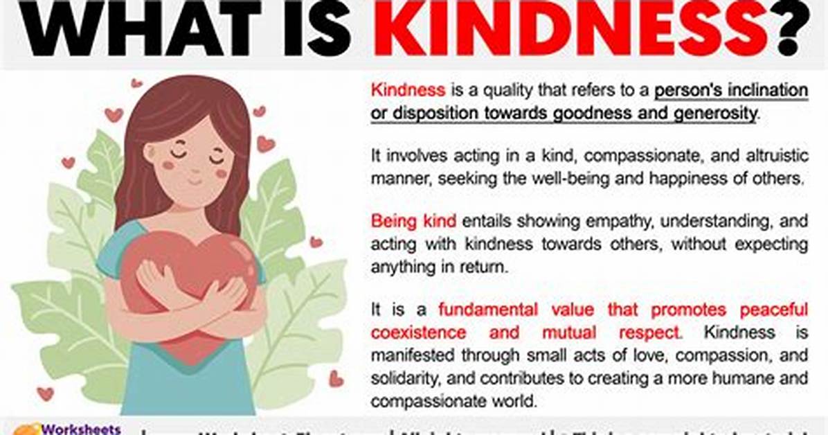 Is Kindness a Value?