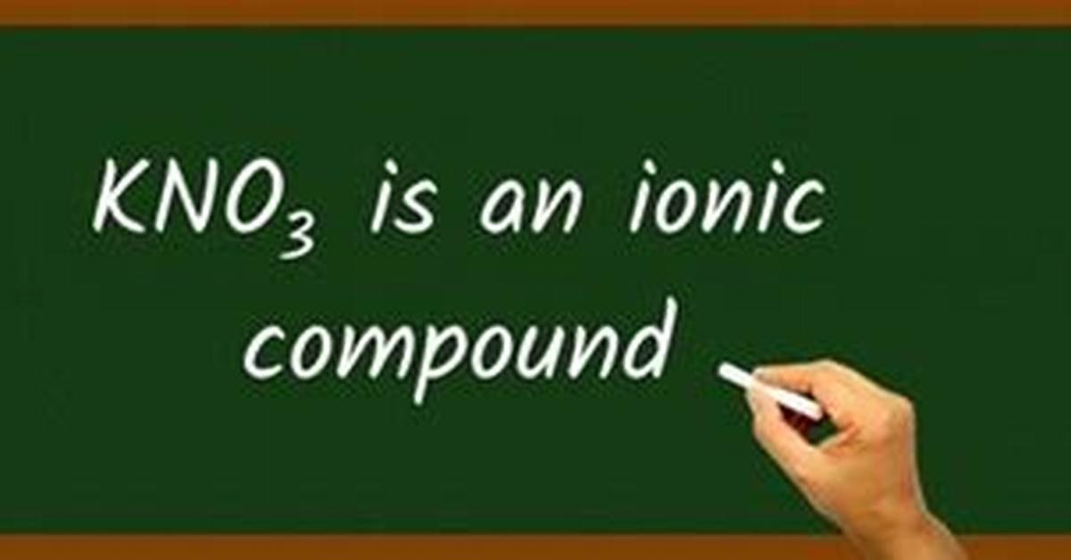 Is Kno3 an Ionic Compound?
