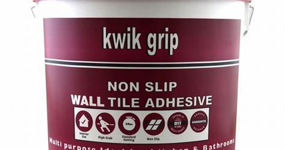 Is Kwik Grip Waterproof