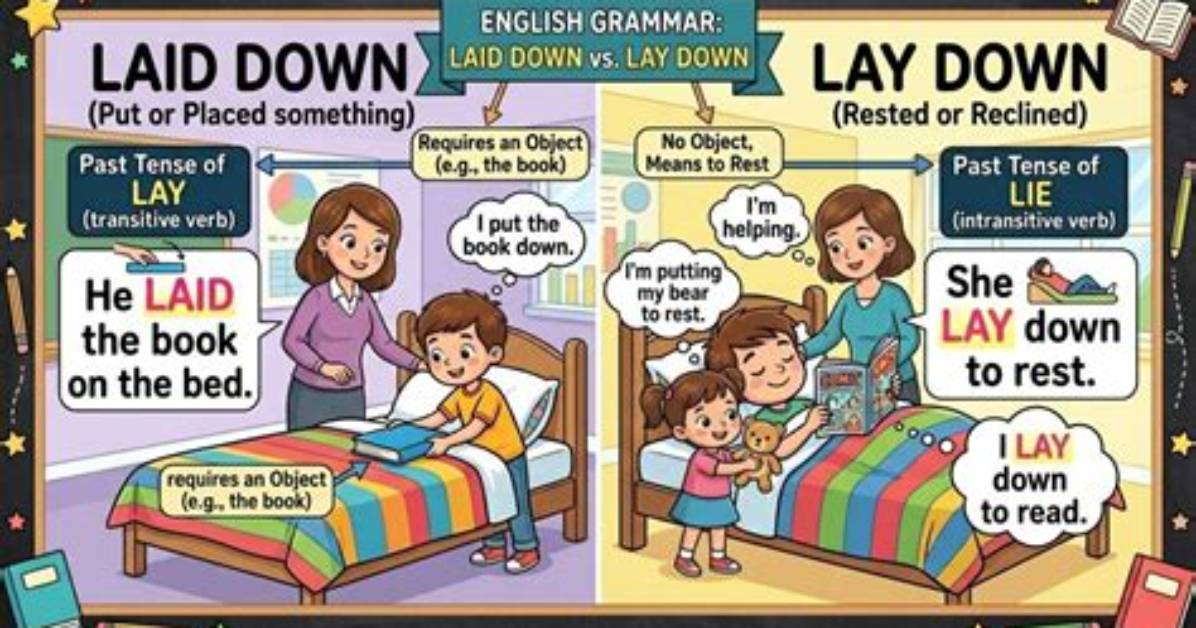 Is Laid Down Correct?
