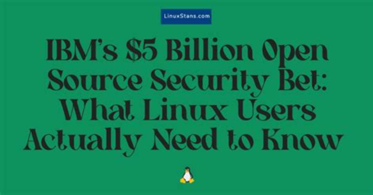 Is Linux Owned by Ibm?