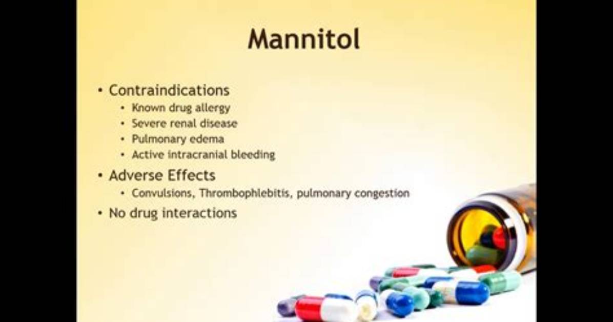 Is Mannitol Contraindicated in Sdh?