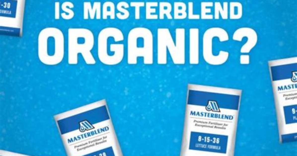 Is Masterblend Organic