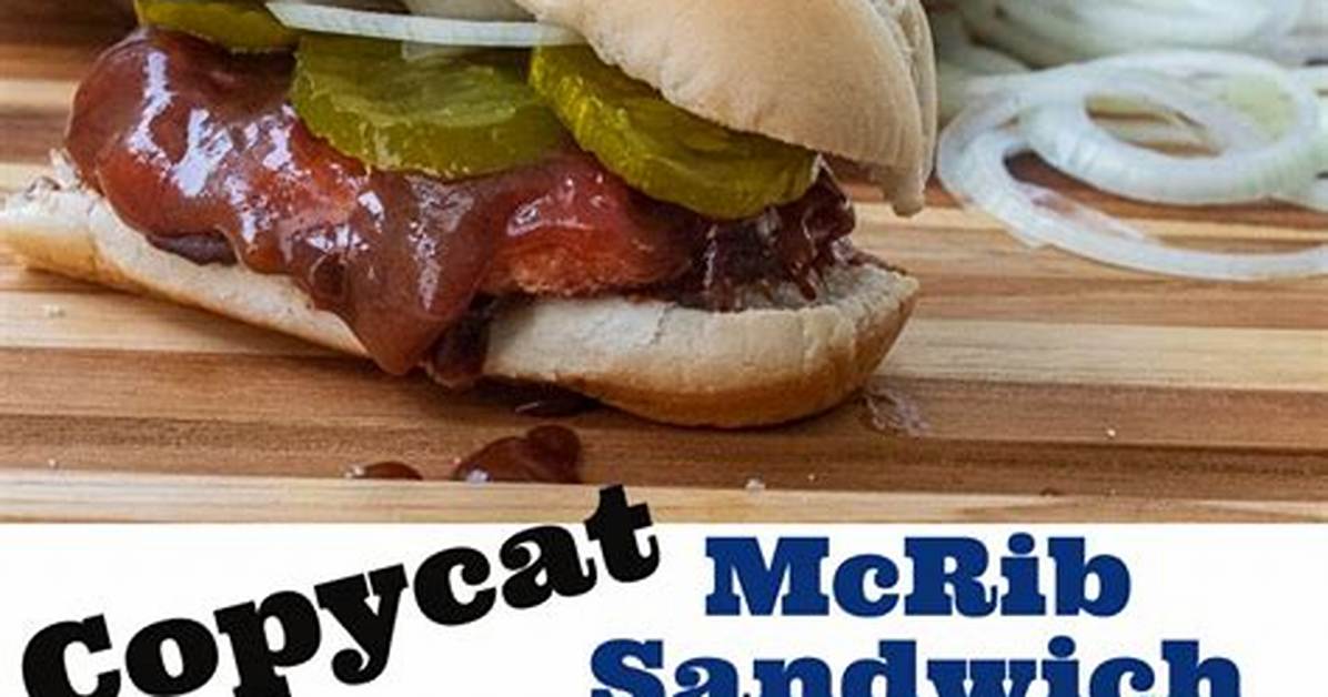 Is Mcrib Beef or Pork?