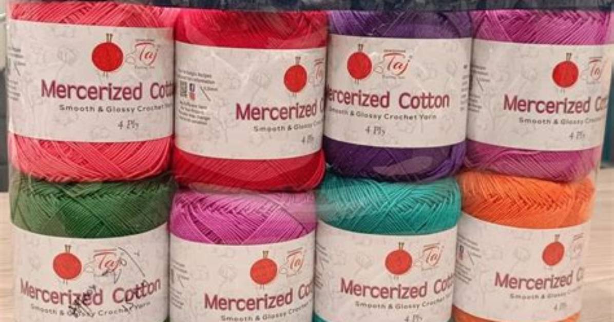 Is Mercerized Thread 100 Cotton?