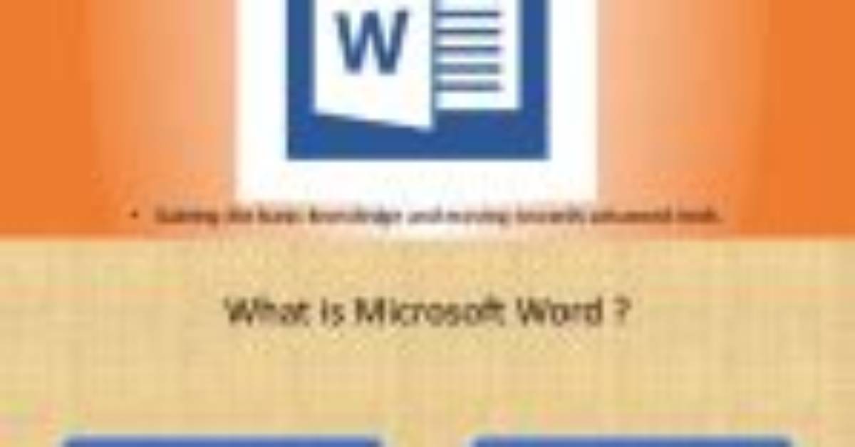 Is Microsoft Word an Operating System?