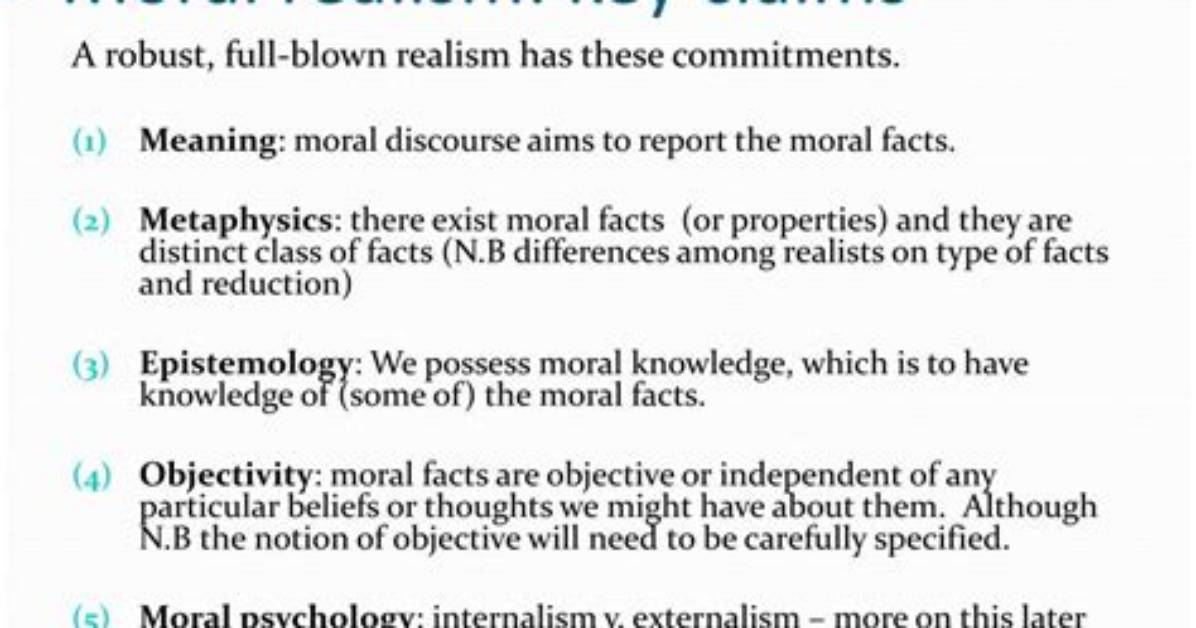 Is Moral Realism Correct