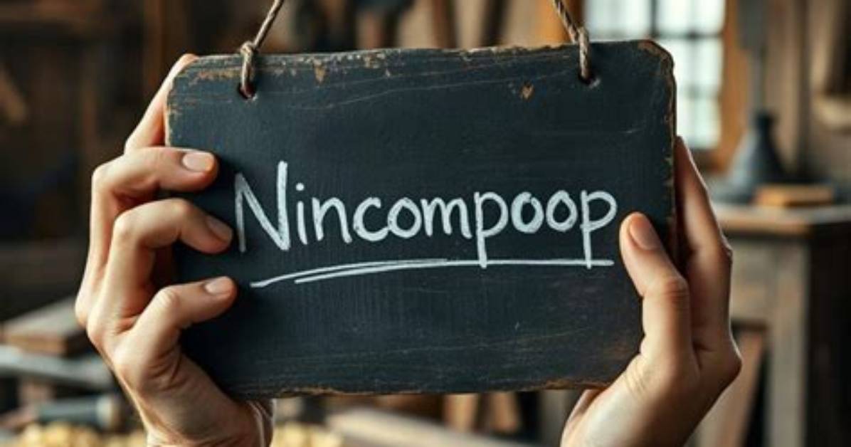 Is Nincompoop a Adjective?