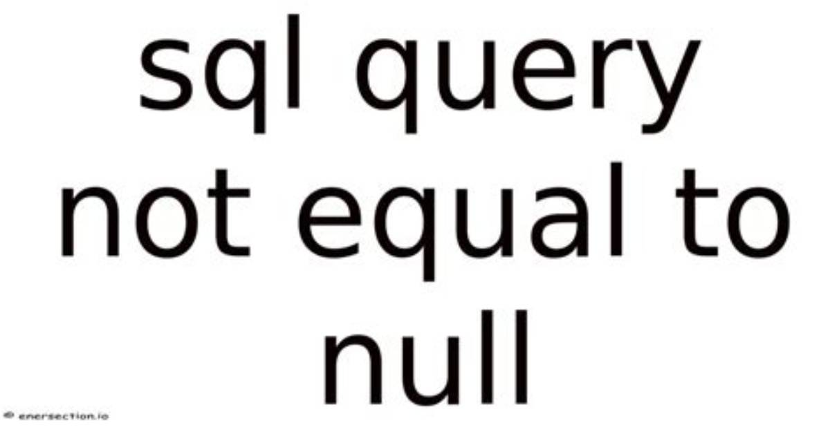Is Null Equal to 0 in Sql
