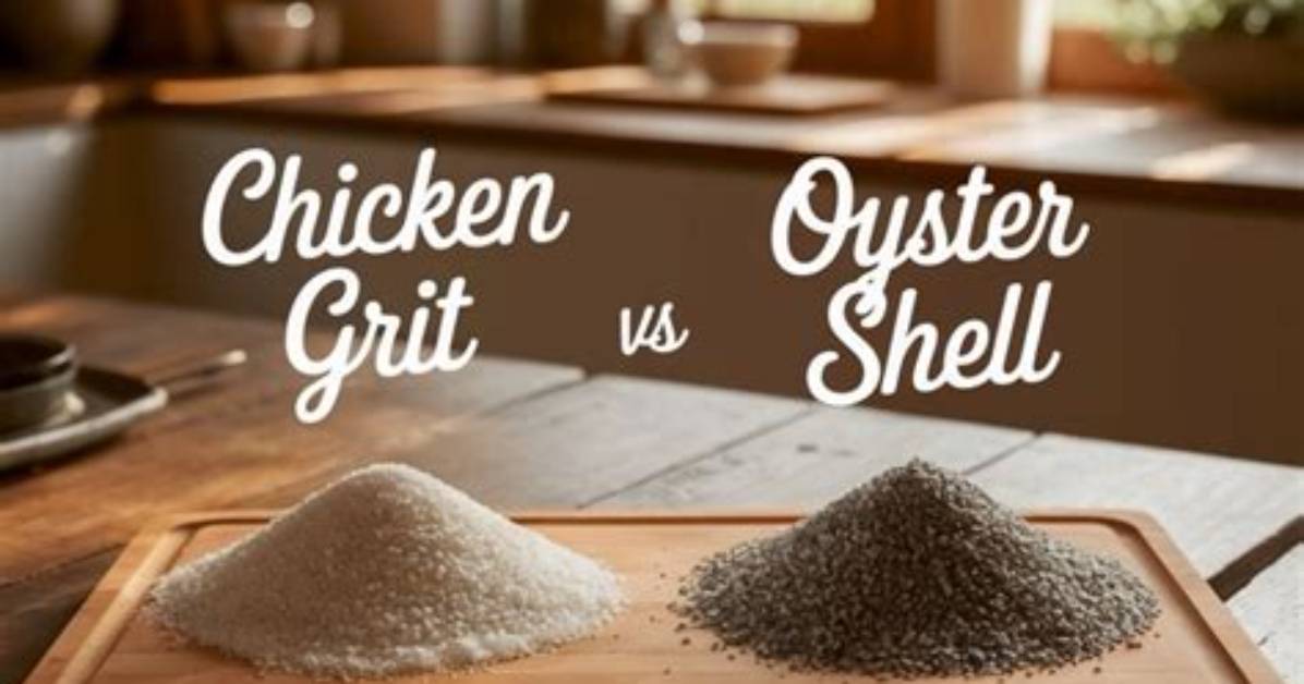 Is Oyster Shell and Grit the Same Thing