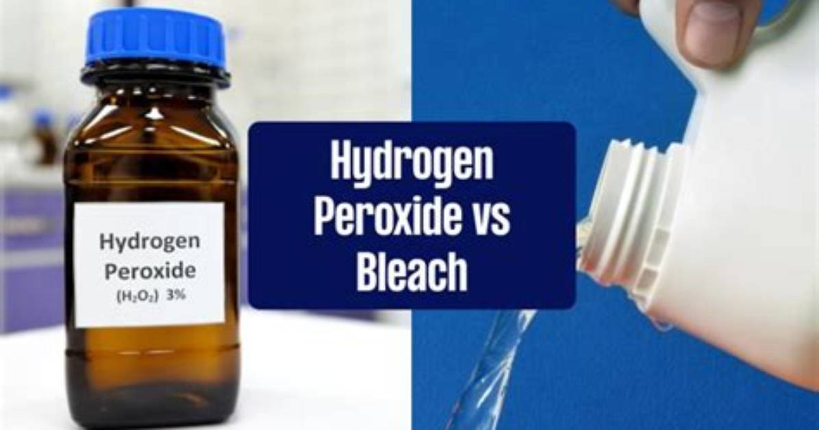 Is Peroxide as Effective as Bleach
