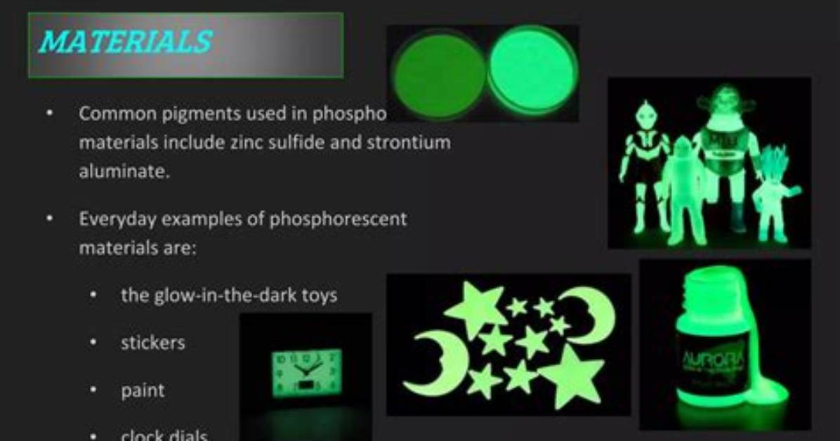 Is Phosphorescent a Noun?