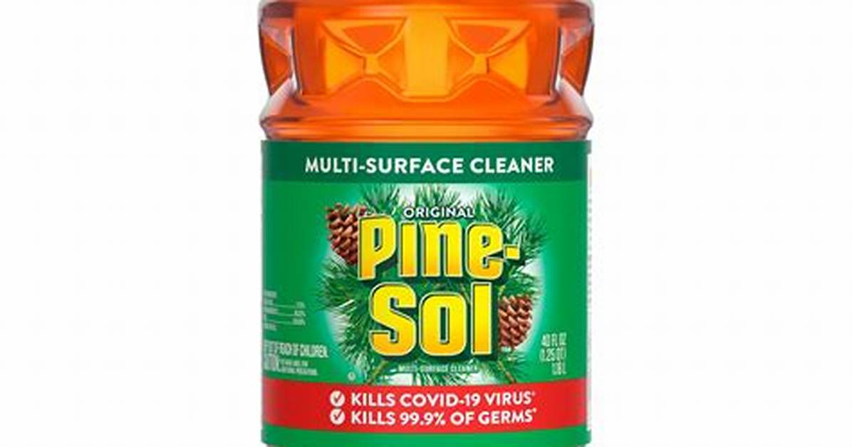 Is Pine-Sol Cleaner Safe