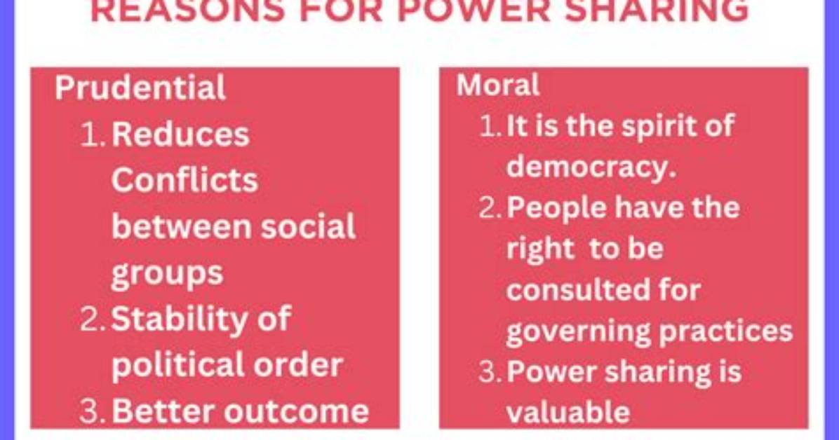Is Power Sharing Desirable?