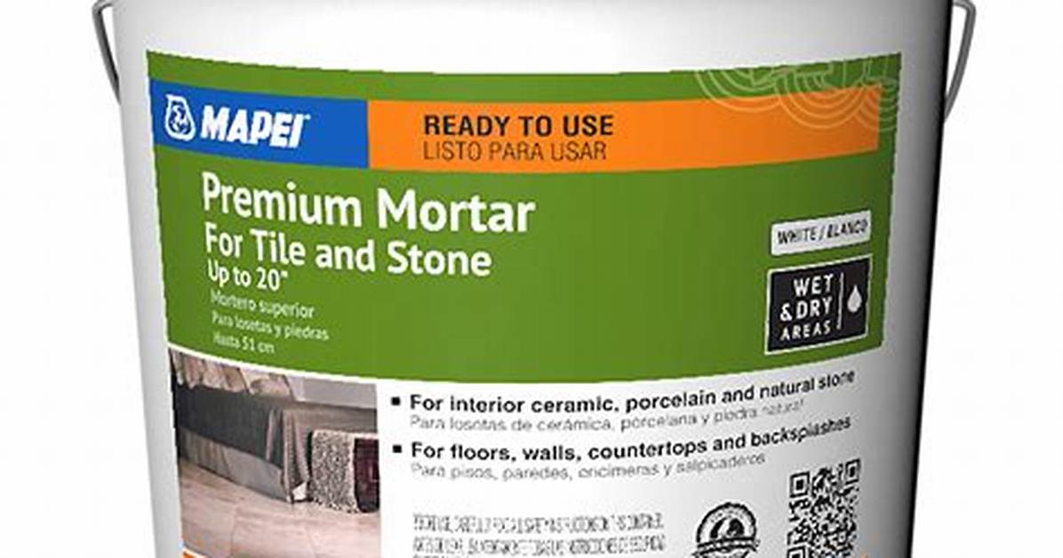 Is Premixed Mortar Better