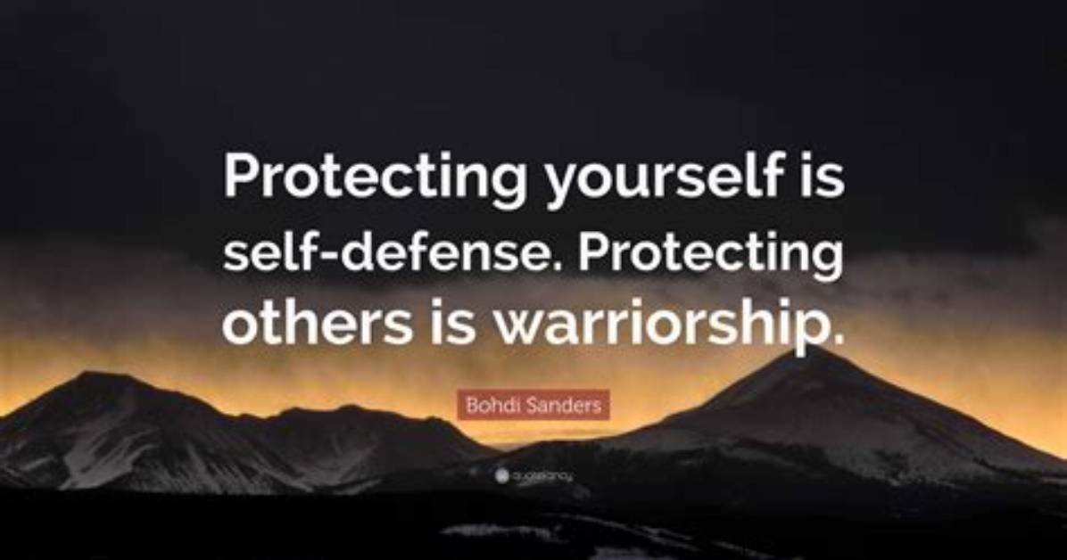 Is Protecting Someone Else Self Defense?