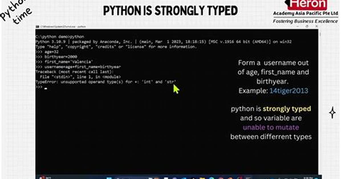 Is Python Strongly Typed?
