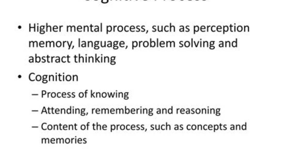 Is Remembering a Mental Process