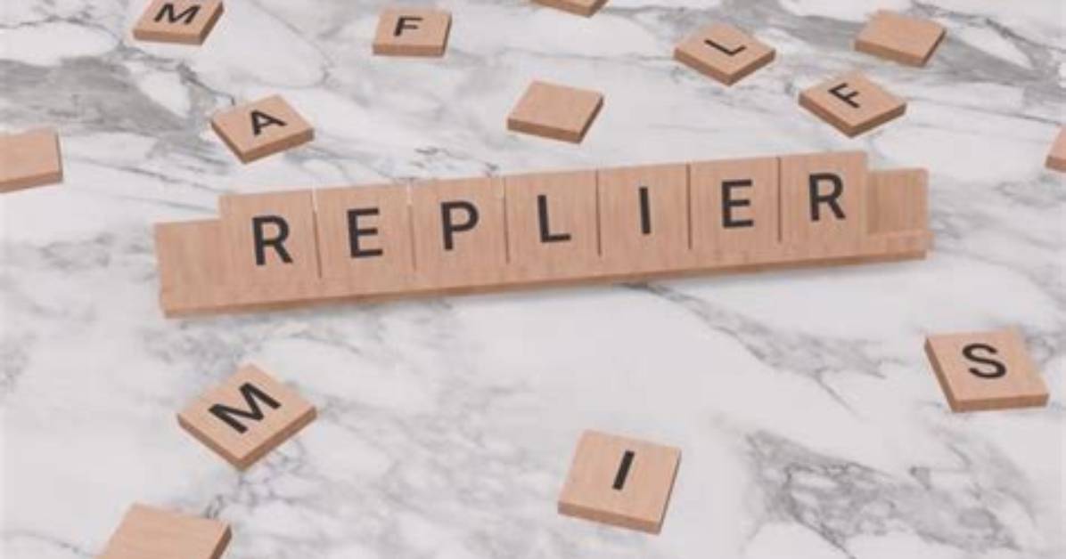 Is Replier a Word?
