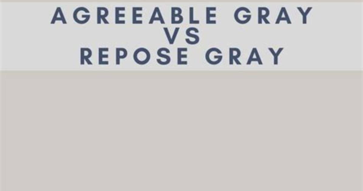 Is Repose Gray a Greige?