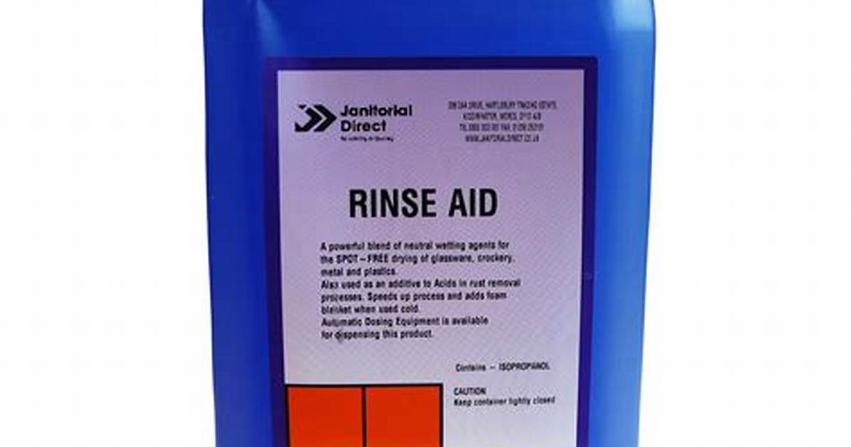Is Rinse Aid Safe?