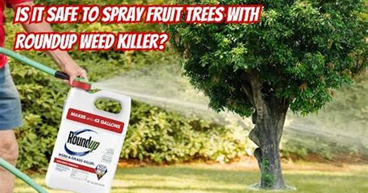 Is Roundup Safe for Fruit Trees