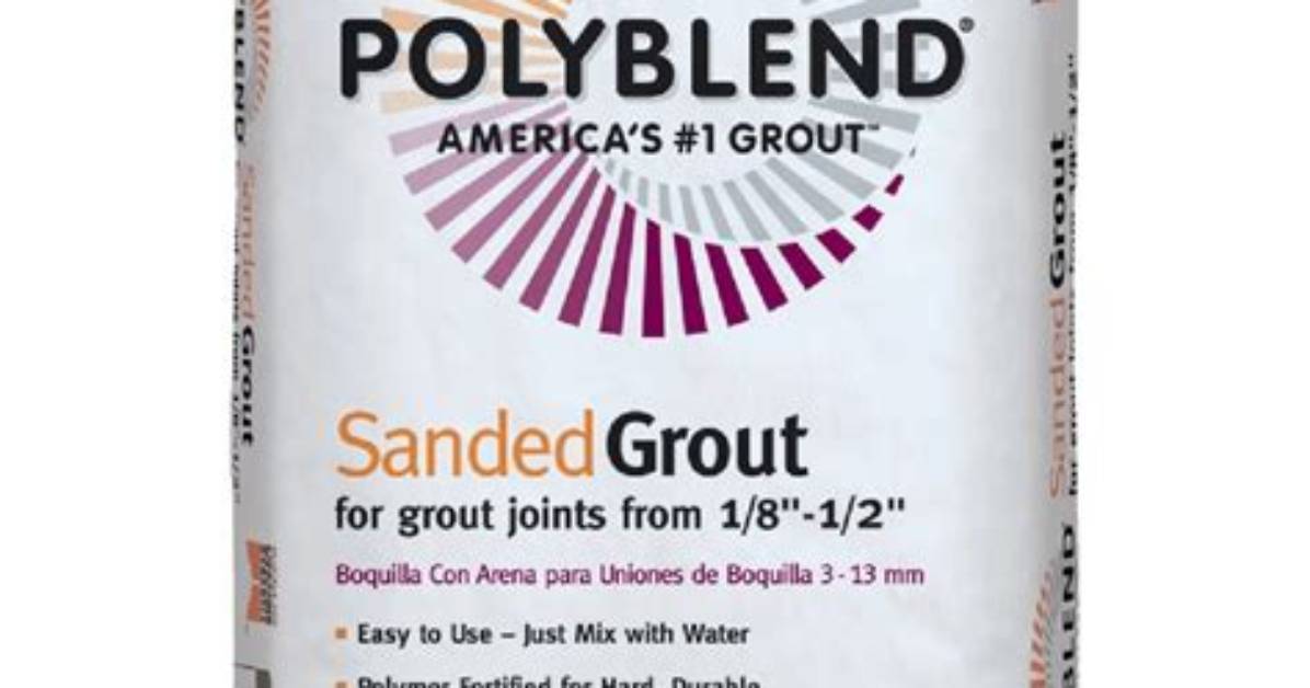 Is Sanded Grout Cement Based?