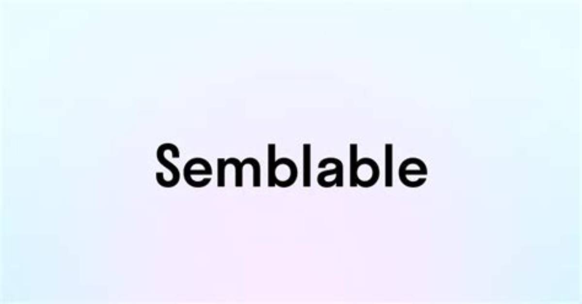 Is Semblable a Word?