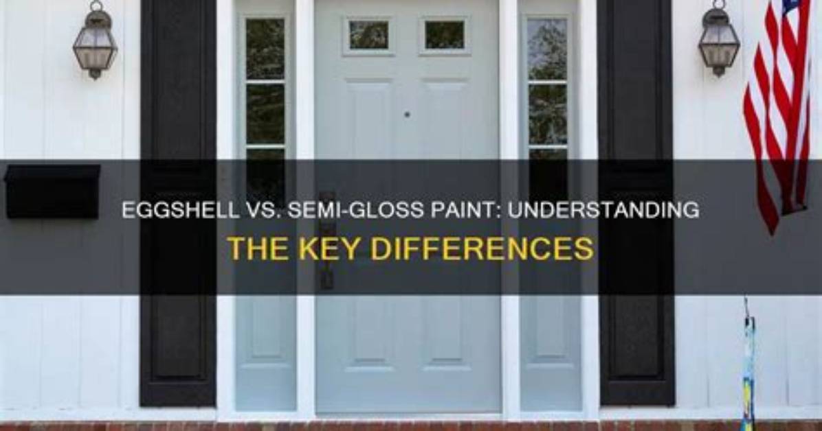 Is Semi Gloss the Same as Eggshell?