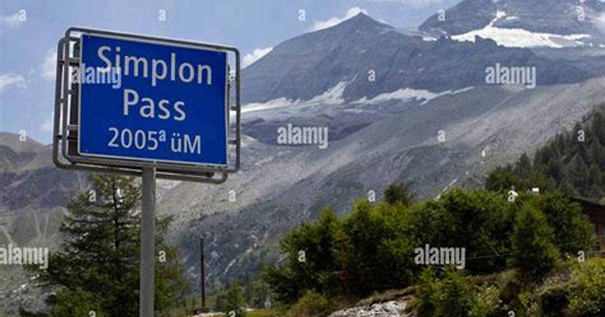 Is Simplon Pass Open?
