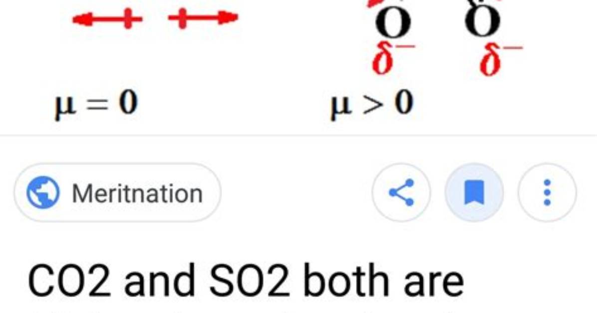 Is So2 Polar