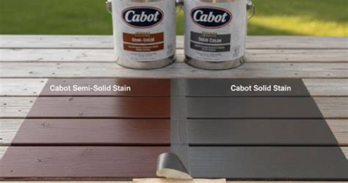 Is Solid Stain the Same as Paint