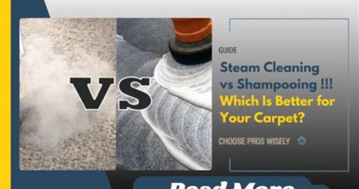 Is Steam Cleaning Better Than Shampooing