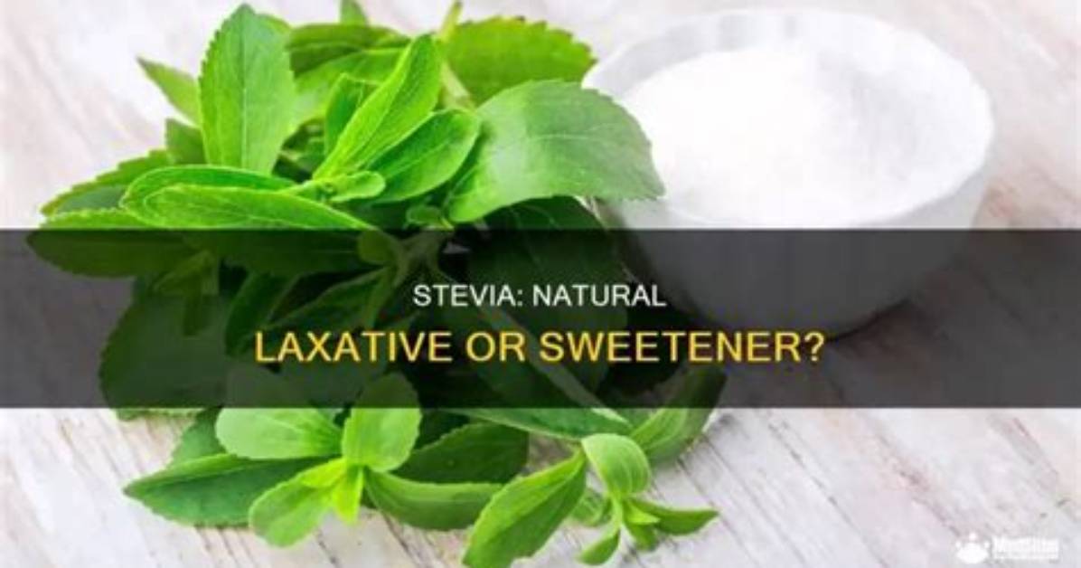 Is Stevia a Laxative