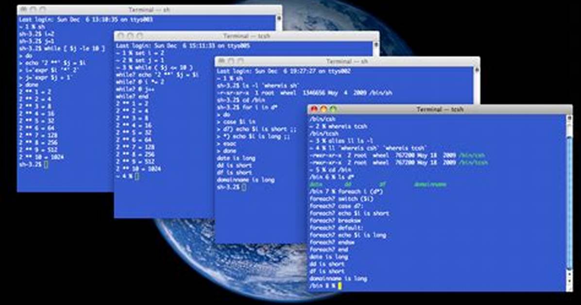 Is Terminal a Unix Shell?