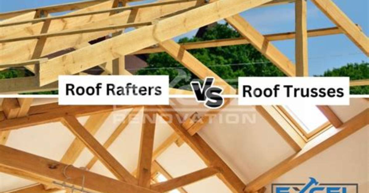 Is the Difference Between Trusses and Rafters?