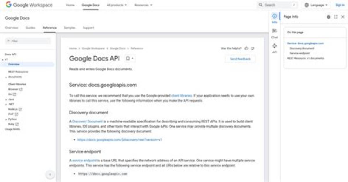 Is the Mail. Google. Com "Api" Documented?
