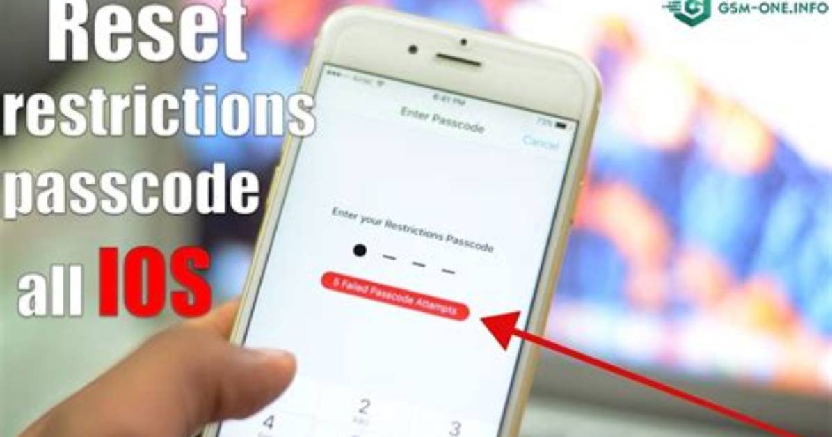 Is There a Default iPhone Restrictions Passcode?